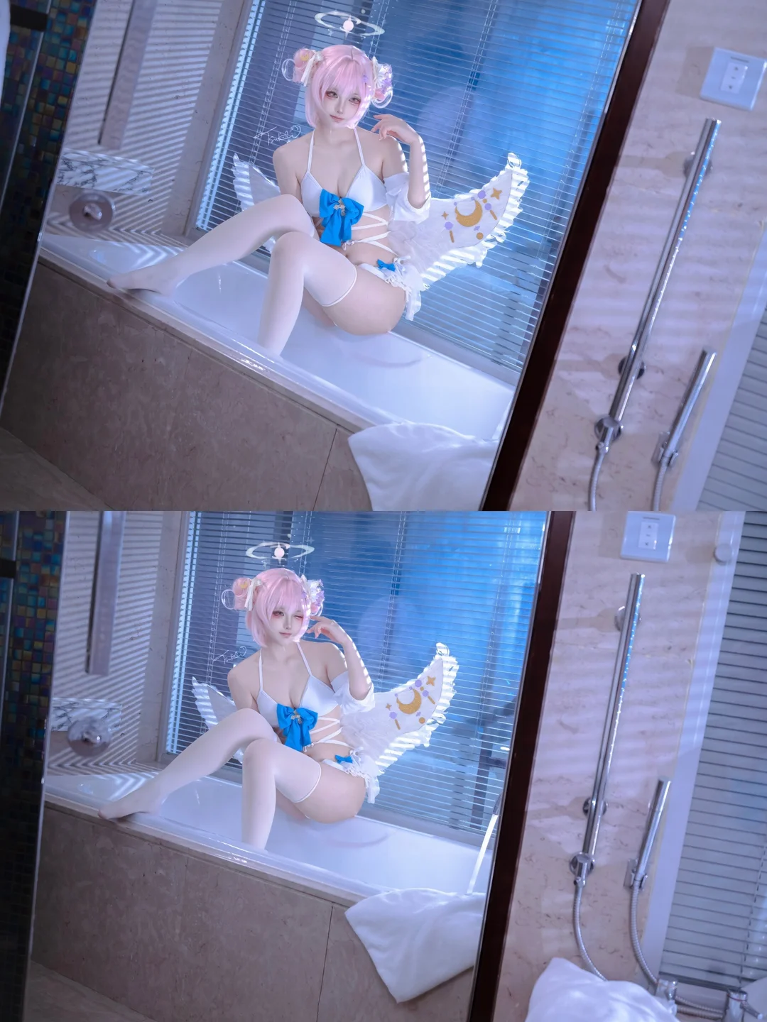Tsuki_月隐 - 圣园未花 [16P-134MB]